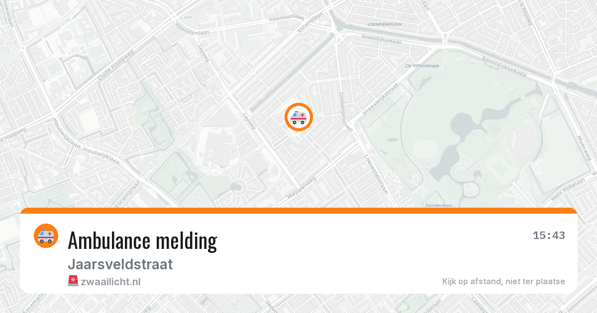 Ambulance melding — 18 jun 2026