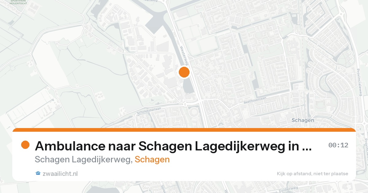 Ambulance naar Schagen Lagedijkerweg in Schagen — 7 feb 2026