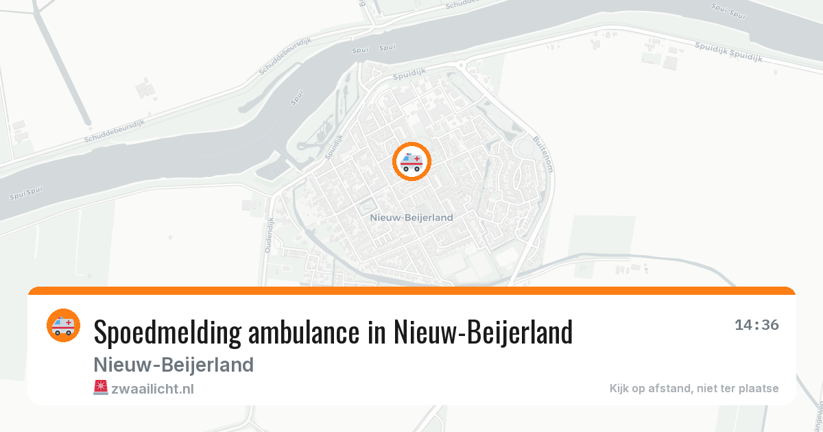 Spoedmelding ambulance in Nieuw-Beijerland — 4 jun 2026