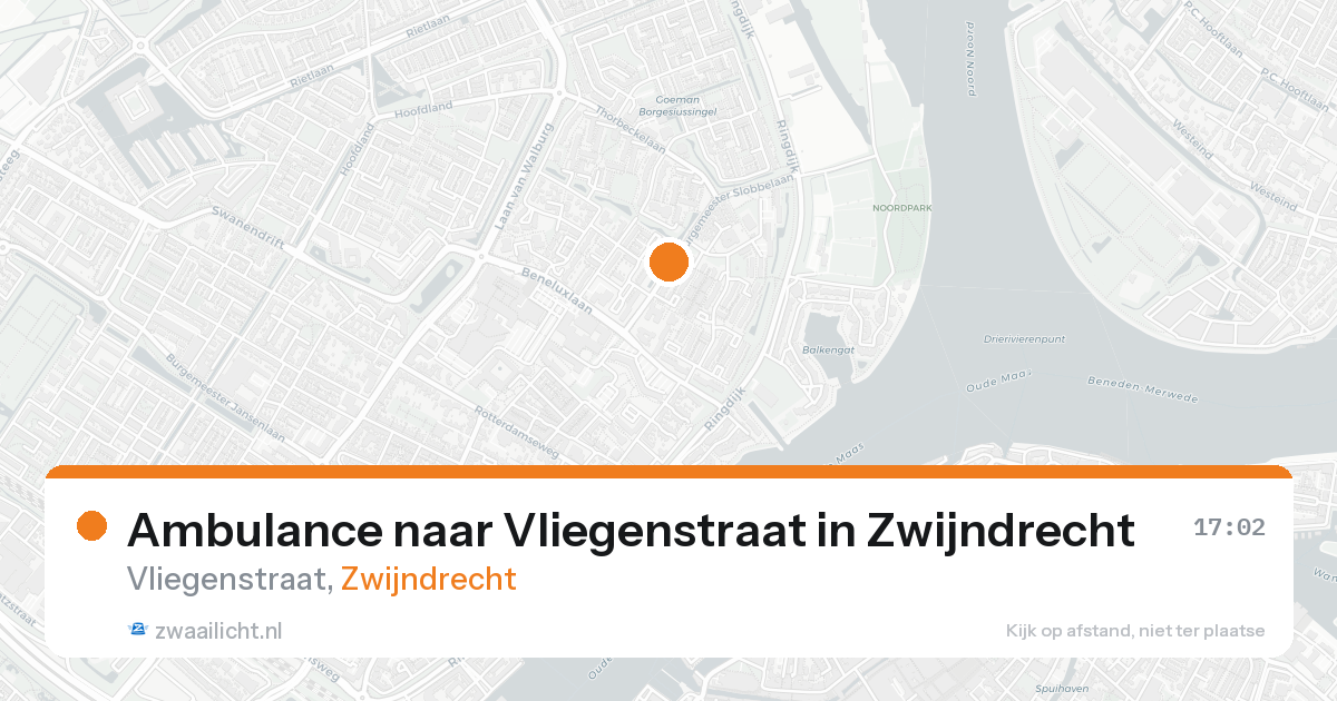 Ambulance naar Vliegenstraat in Zwijndrecht — 31 jan 2026