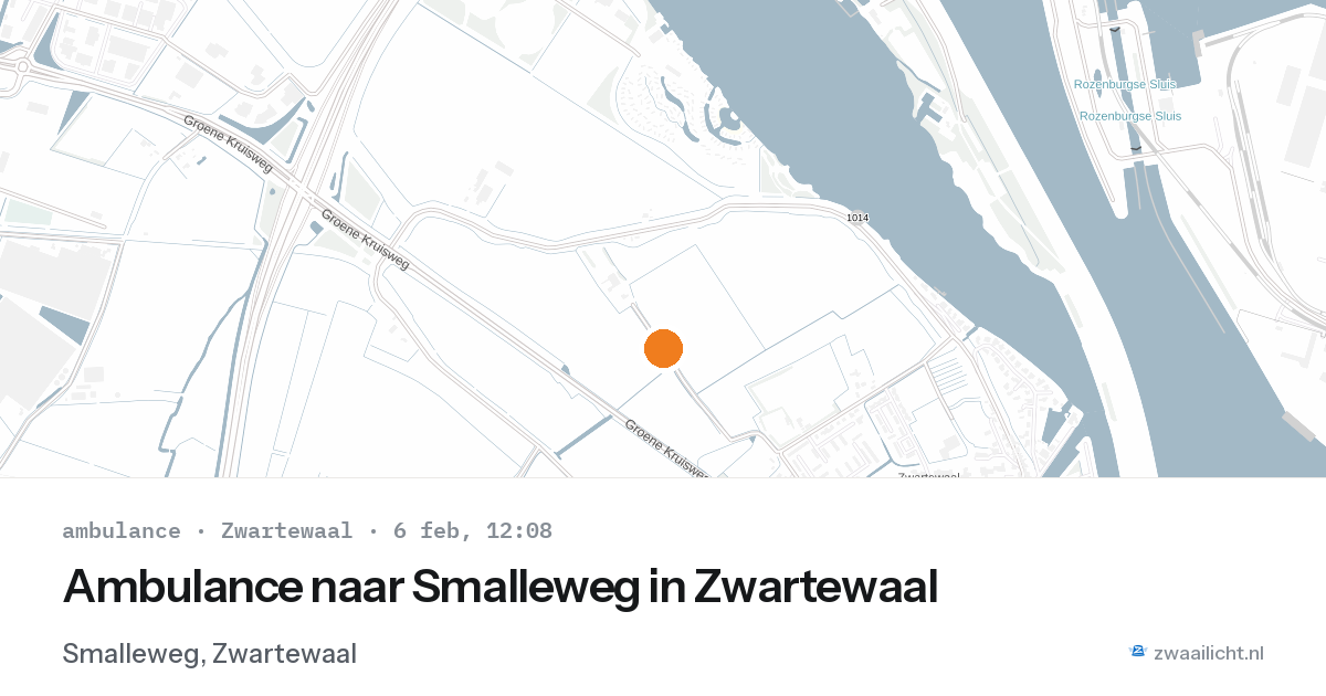 Ambulance naar Smalleweg in Zwartewaal — 6 feb 2026