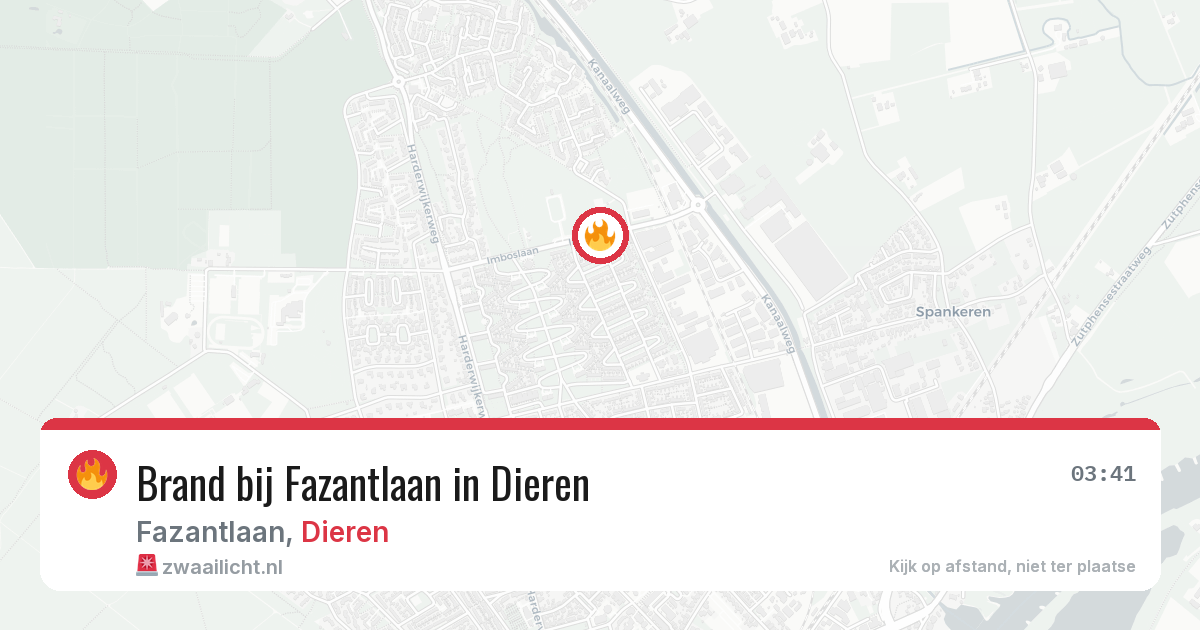 Brand bij Fazantlaan in Dieren — 28 jun 2026