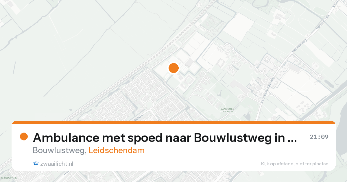 Ambulance met spoed naar Bouwlustweg in Leidschendam — 31 jan 2026