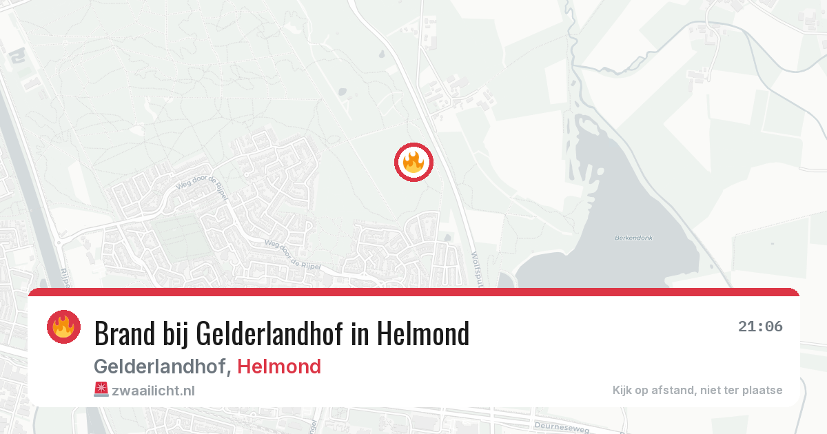 Brand bij Gelderlandhof in Helmond — 6 jul 2026