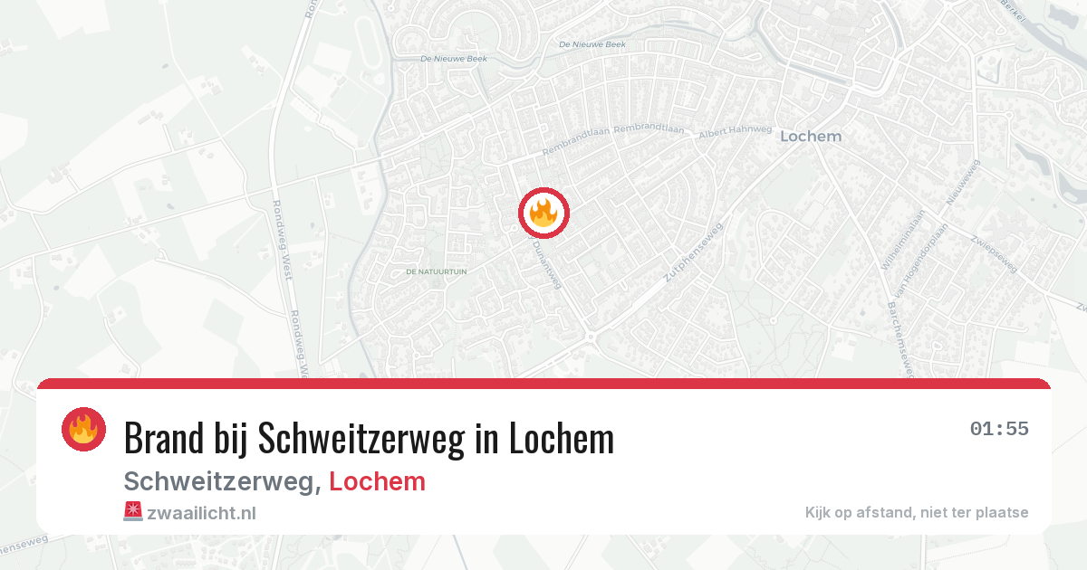 Brand bij Schweitzerweg in Lochem — 21 jun 2026