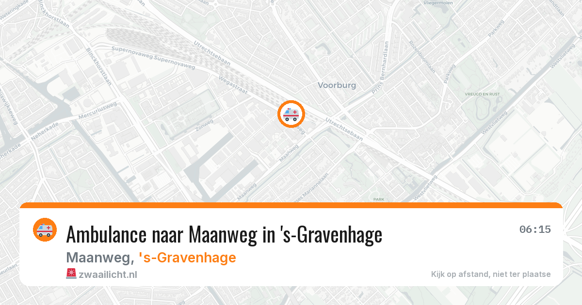 Ambulance naar Maanweg in 's-Gravenhage — 2 jul 2026