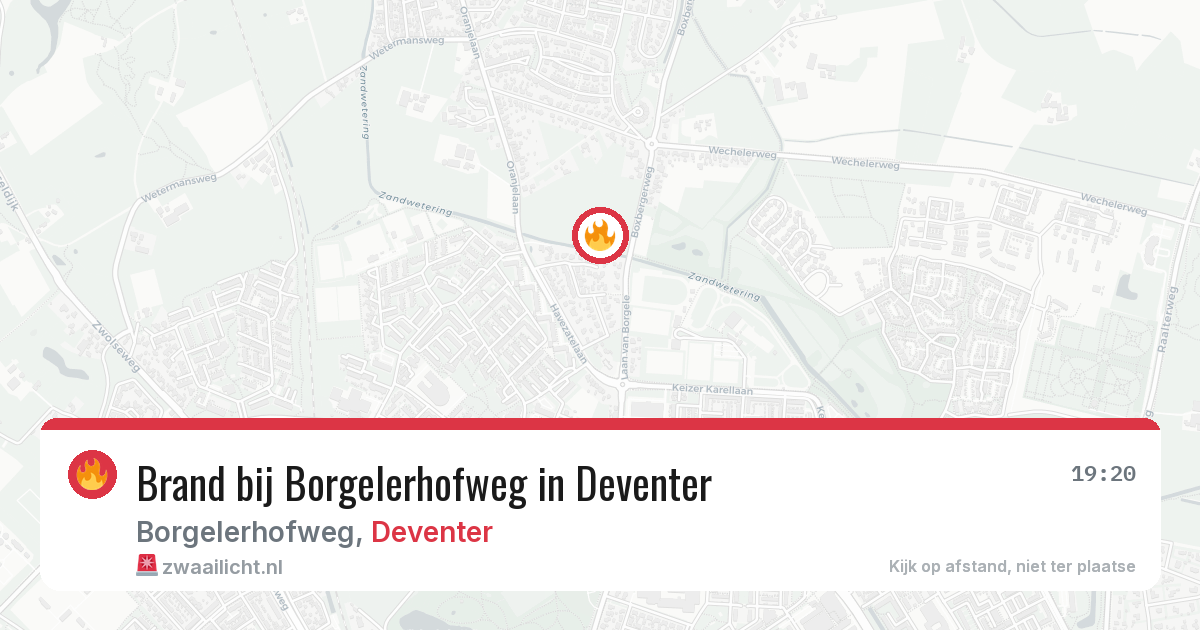 Brand bij Borgelerhofweg in Deventer — 30 jun 2026