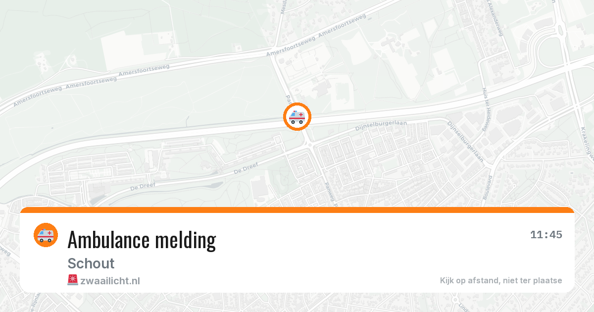 Ambulance melding — 8 feb 2026