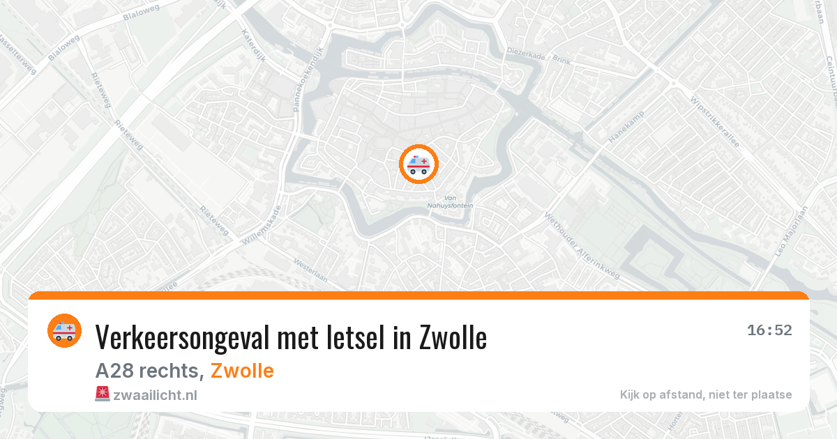 Verkeersongeval met letsel in Zwolle — 30 mei 2026