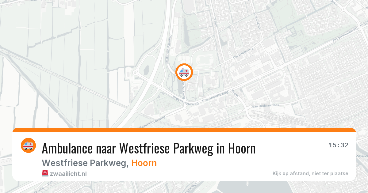 Ambulance naar Westfriese Parkweg in Hoorn — 29 jan 2026