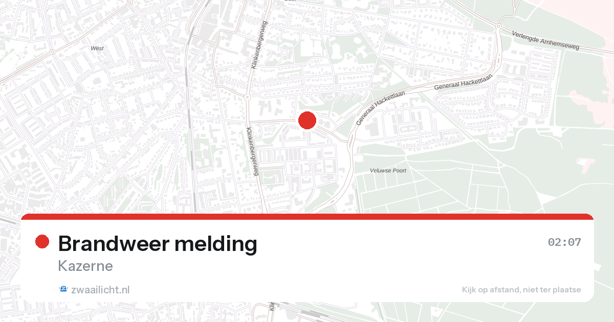 Brandweer melding — 24 jul 2026