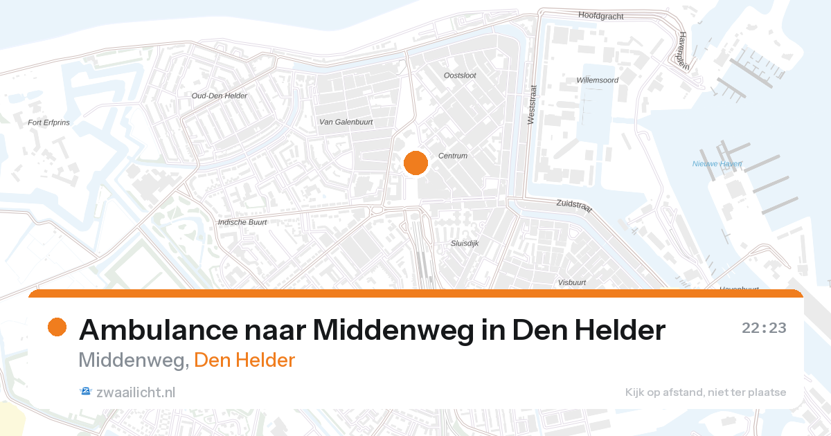 Ambulance naar Middenweg in Den Helder — 9 jun 2026