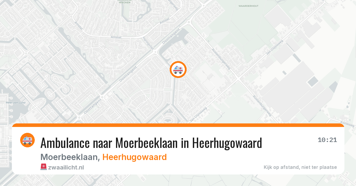 Ambulance naar Moerbeeklaan in Heerhugowaard — 23 jul 2026