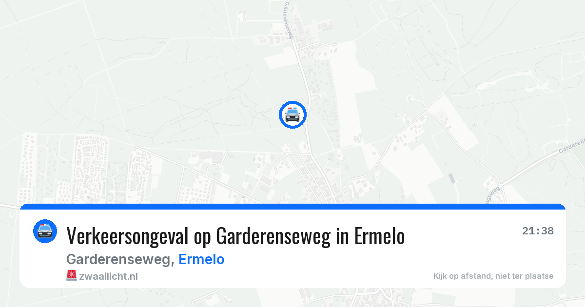 Verkeersongeval op Garderenseweg in Ermelo — 22 mei 2026