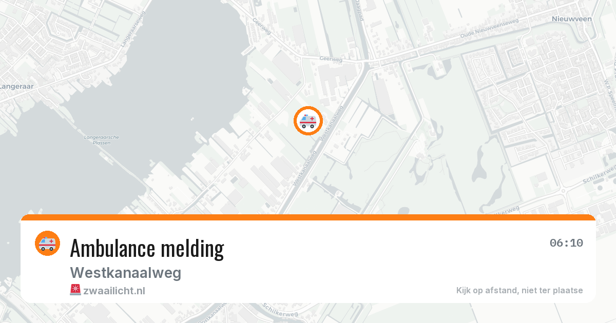 Ambulance melding — 19 jun 2026