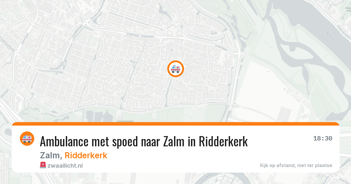 Ambulance met spoed naar Zalm in Ridderkerk — 8 jun 2026