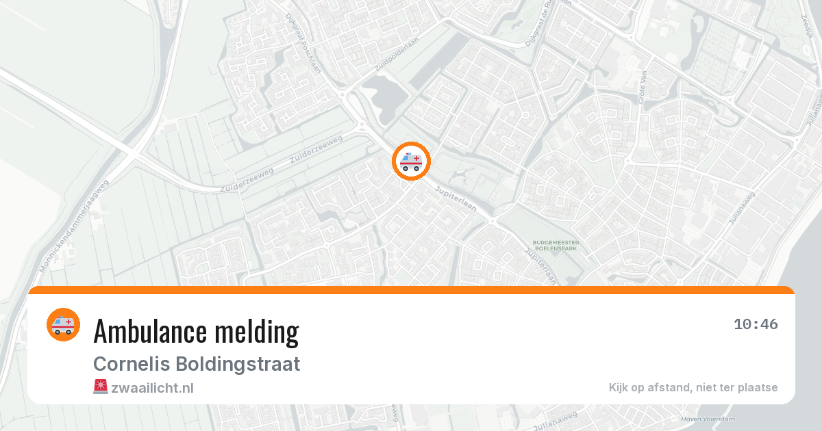 Ambulance melding — 29 jun 2026