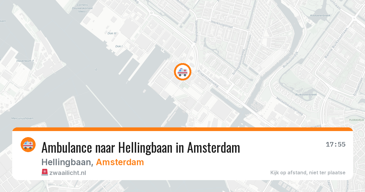 Ambulance naar Hellingbaan in Amsterdam — 13 aug 2026