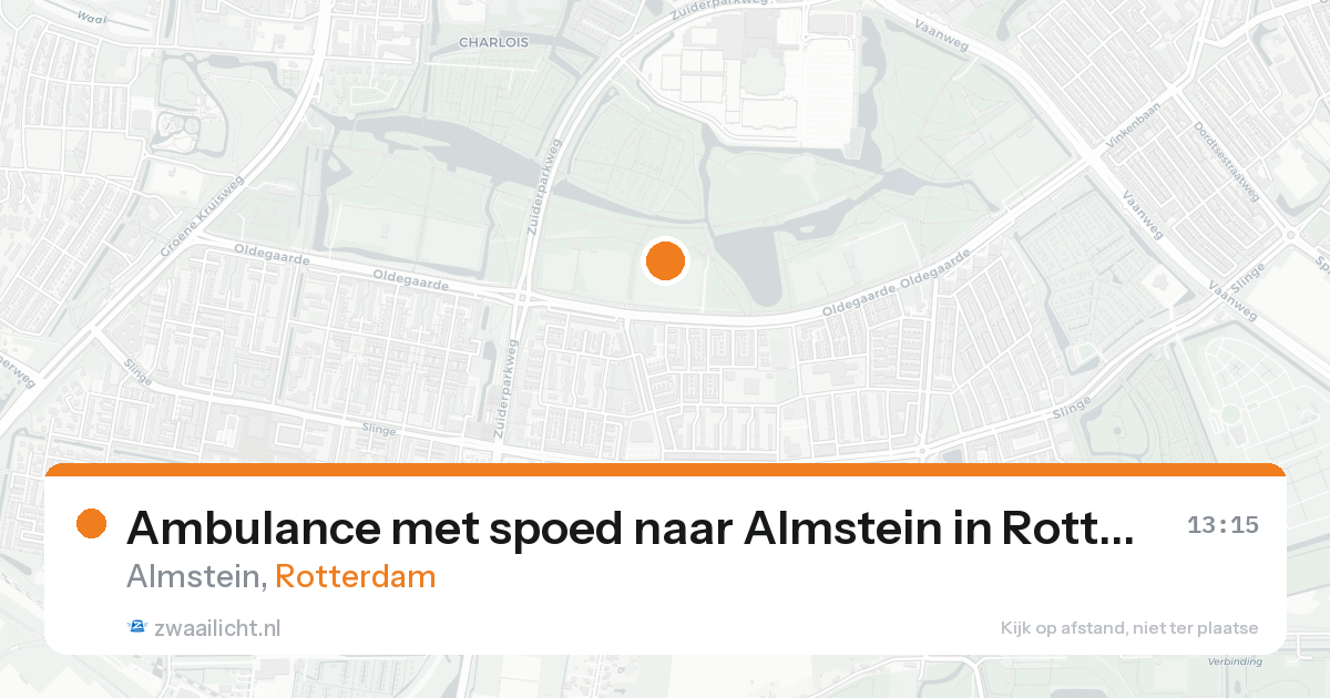 Ambulance met spoed naar Almstein in Rotterdam — 31 jan 2026