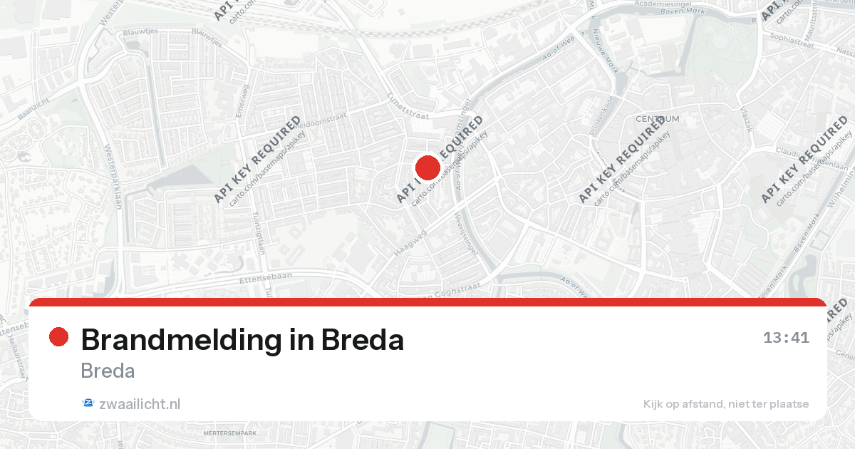 Brandmelding in Breda — 26 aug 2026