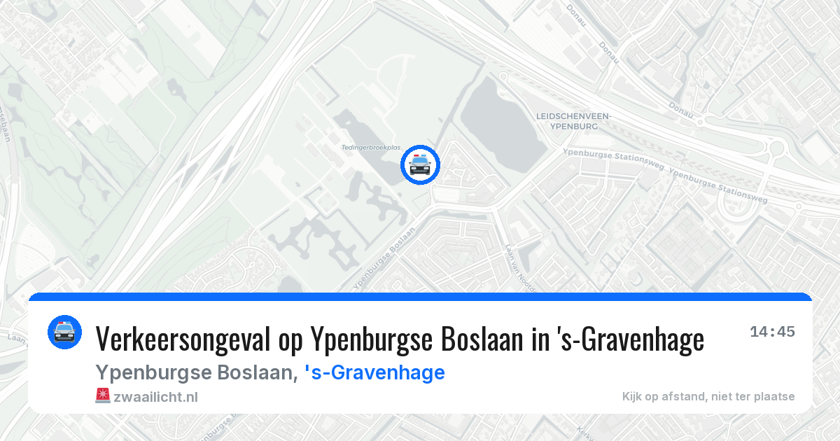 Verkeersongeval op Ypenburgse Boslaan in 's-Gravenhage — 31 mrt 2026