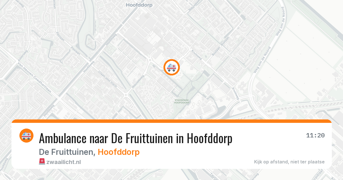 Ambulance naar De Fruittuinen in Hoofddorp — 21 feb 2026