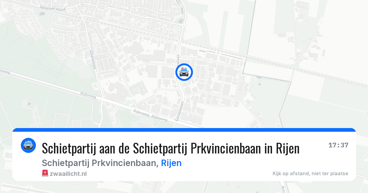 Schietpartij aan de Schietpartij Prkvincienbaan in Rijen — 27 jun 2026