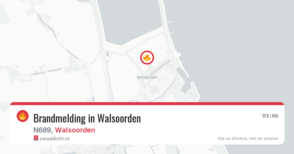 Brandmelding in Walsoorden — 7 jun 2026