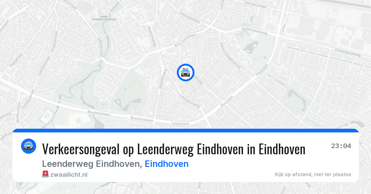 Verkeersongeval op Leenderweg Eindhoven in Eindhoven — 28 jun 2026