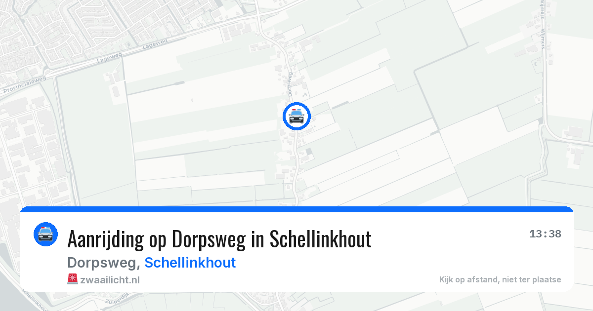 Aanrijding op Dorpsweg in Schellinkhout — 10 mei 2026