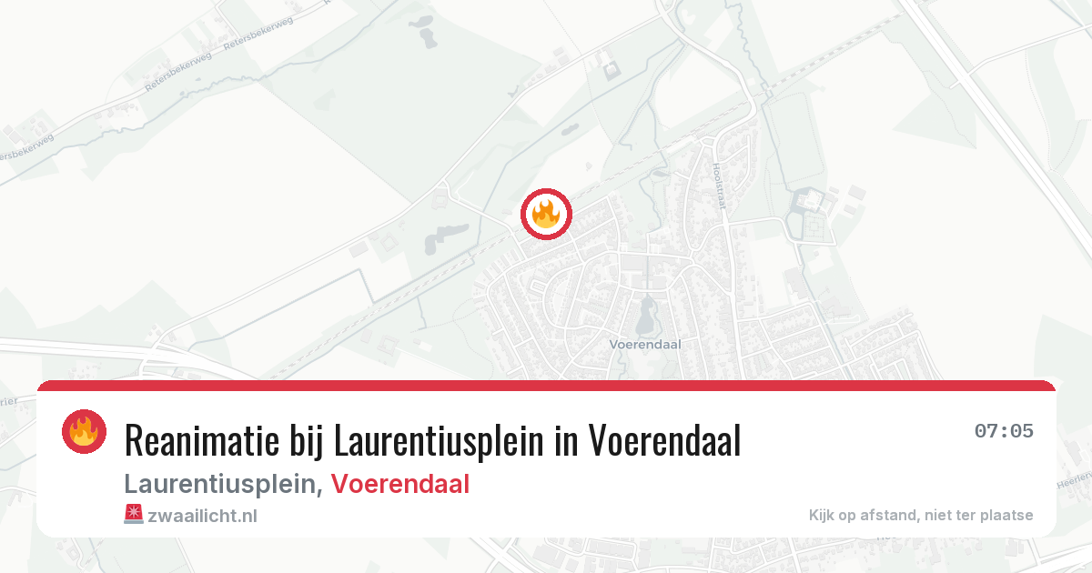Reanimatie bij Laurentiusplein in Voerendaal — 18 jun 2026