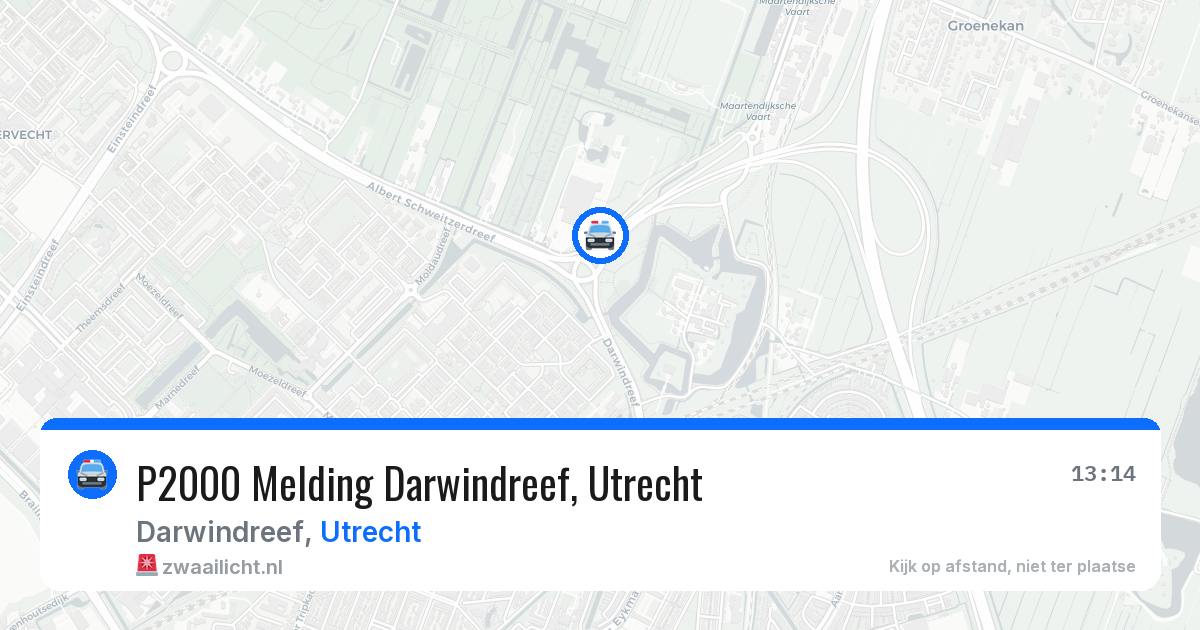 P2000 Melding Darwindreef, Utrecht — 24 jun 2026