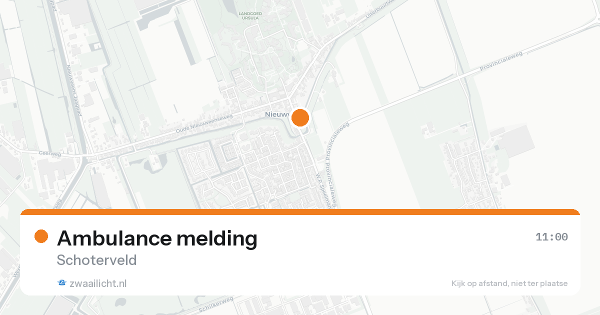 Ambulance melding — 6 jun 2026