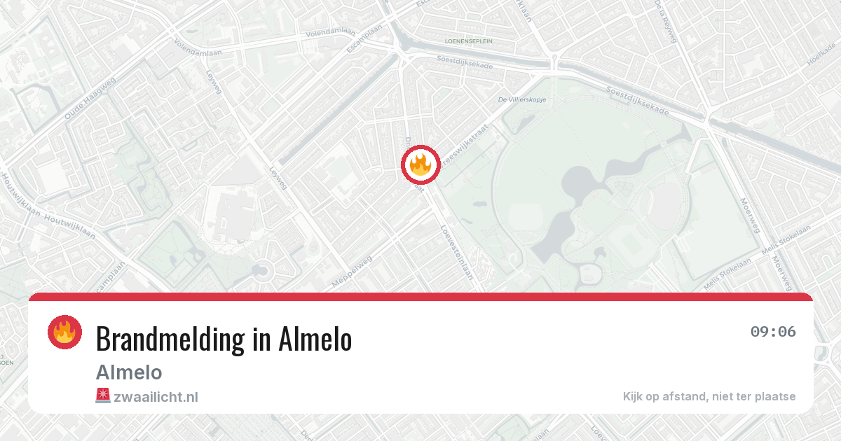 Brandmelding in Almelo — 26 jan 2026