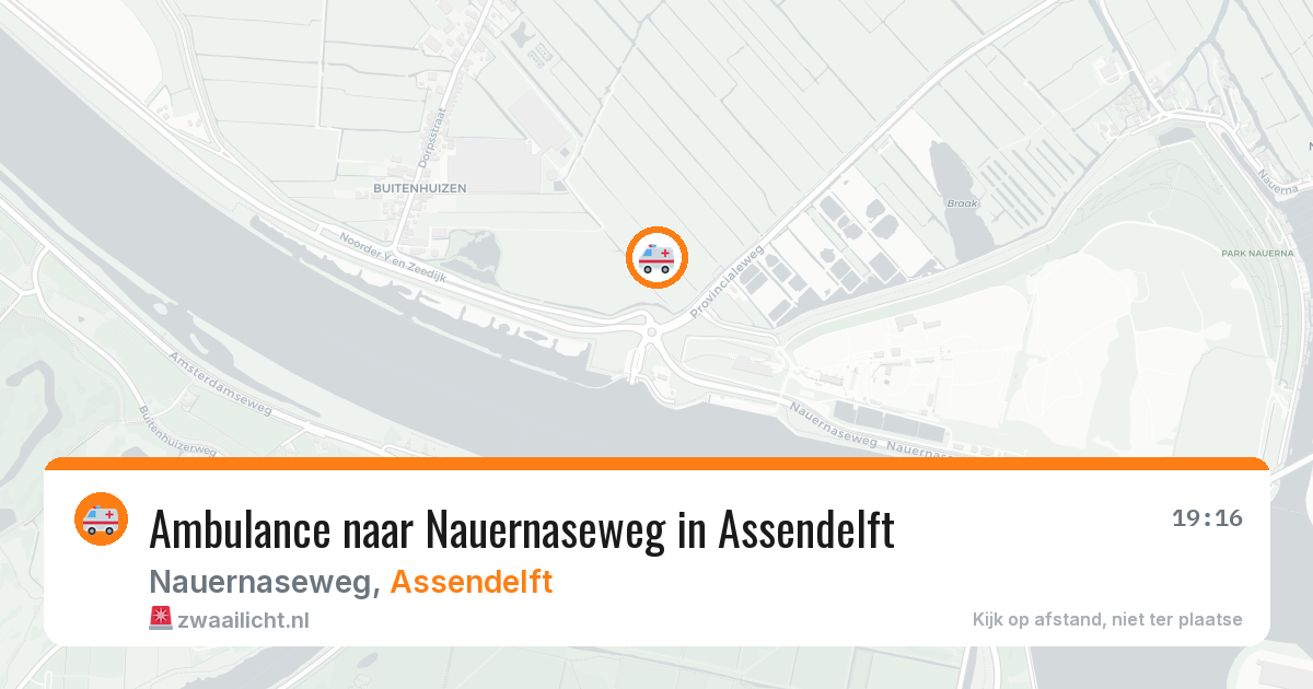 Ambulance naar Nauernaseweg in Assendelft — 23 jul 2026