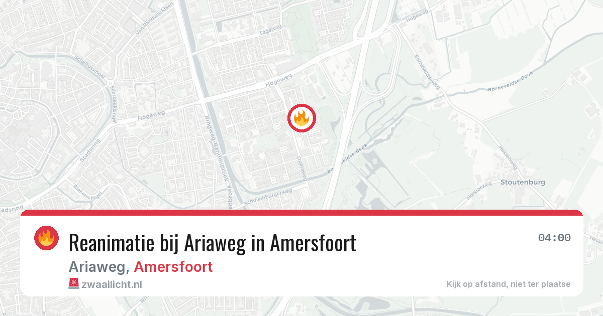 Reanimatie bij Ariaweg in Amersfoort — 1 jul 2026