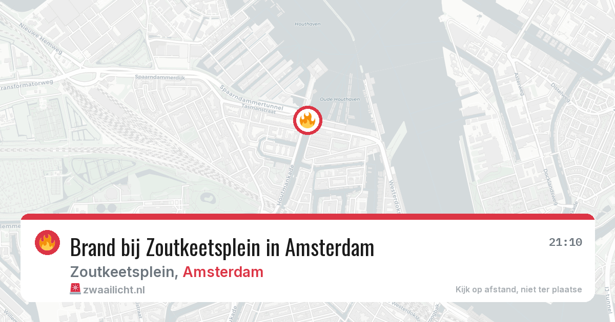 Brand bij Zoutkeetsplein in Amsterdam — 22 mei 2026