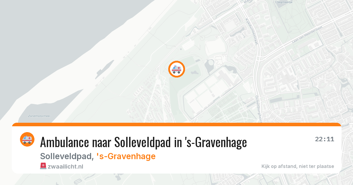 Ambulance naar Solleveldpad in 's-Gravenhage — 7 aug 2026