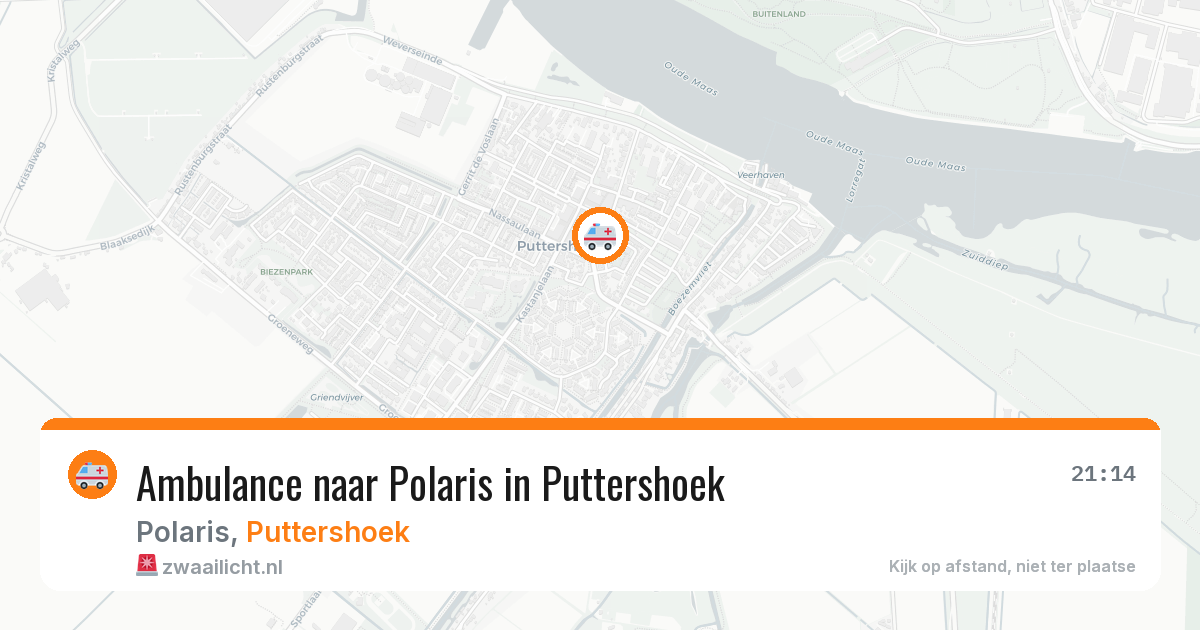 Ambulance naar Polaris in Puttershoek — 2 jun 2026