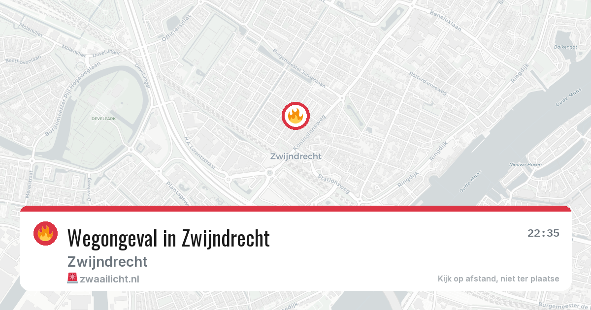 Wegongeval in Zwijndrecht — 3 aug 2026