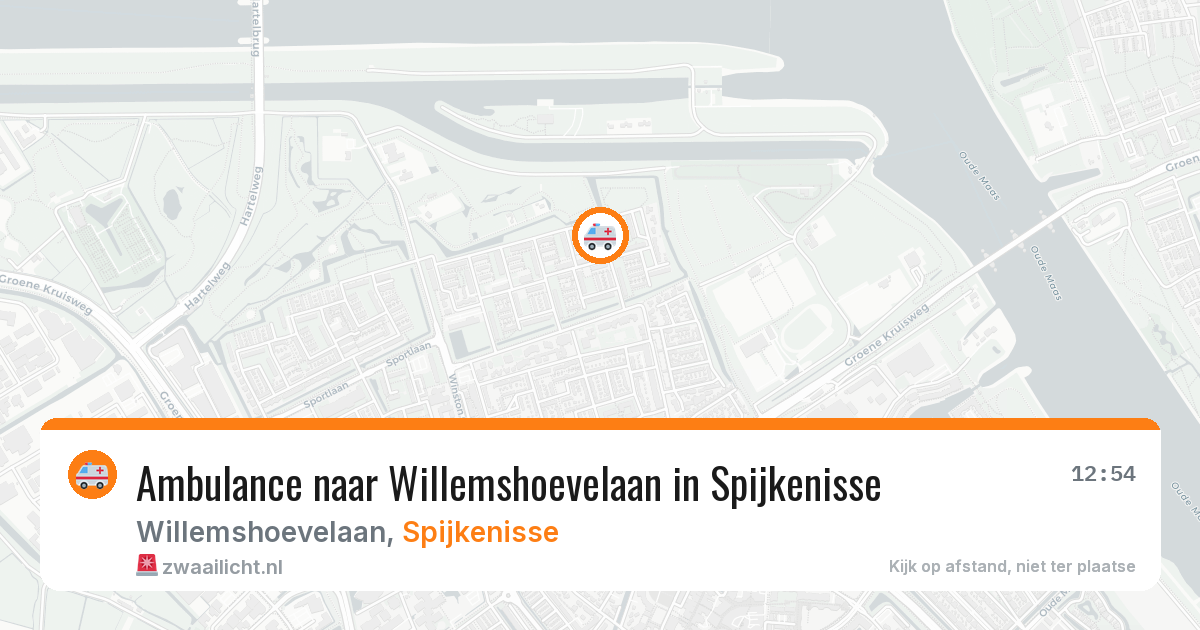Ambulance naar Willemshoevelaan in Spijkenisse — 27 mei 2026
