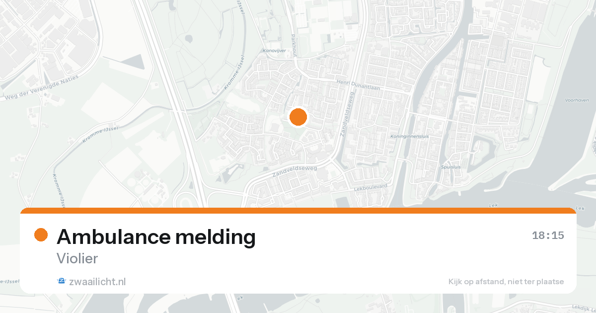 Ambulance melding — 30 jan 2026