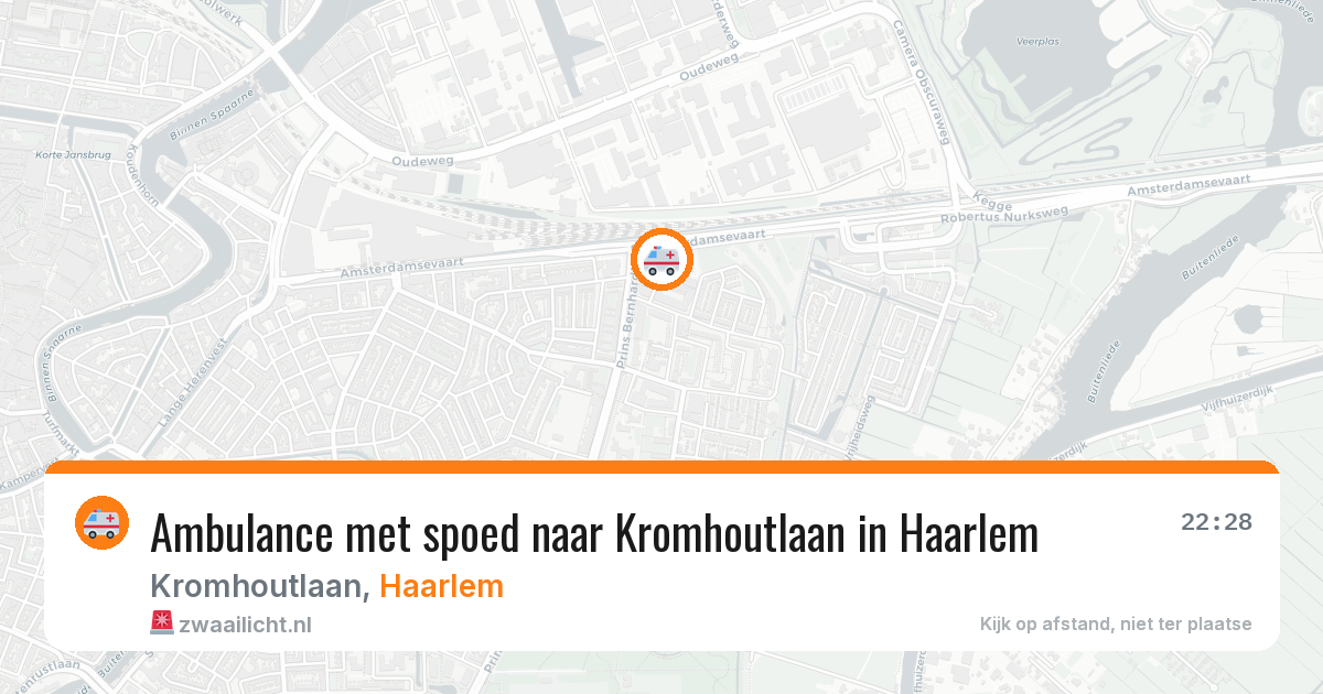Ambulance met spoed naar Kromhoutlaan in Haarlem — 27 jan 2026