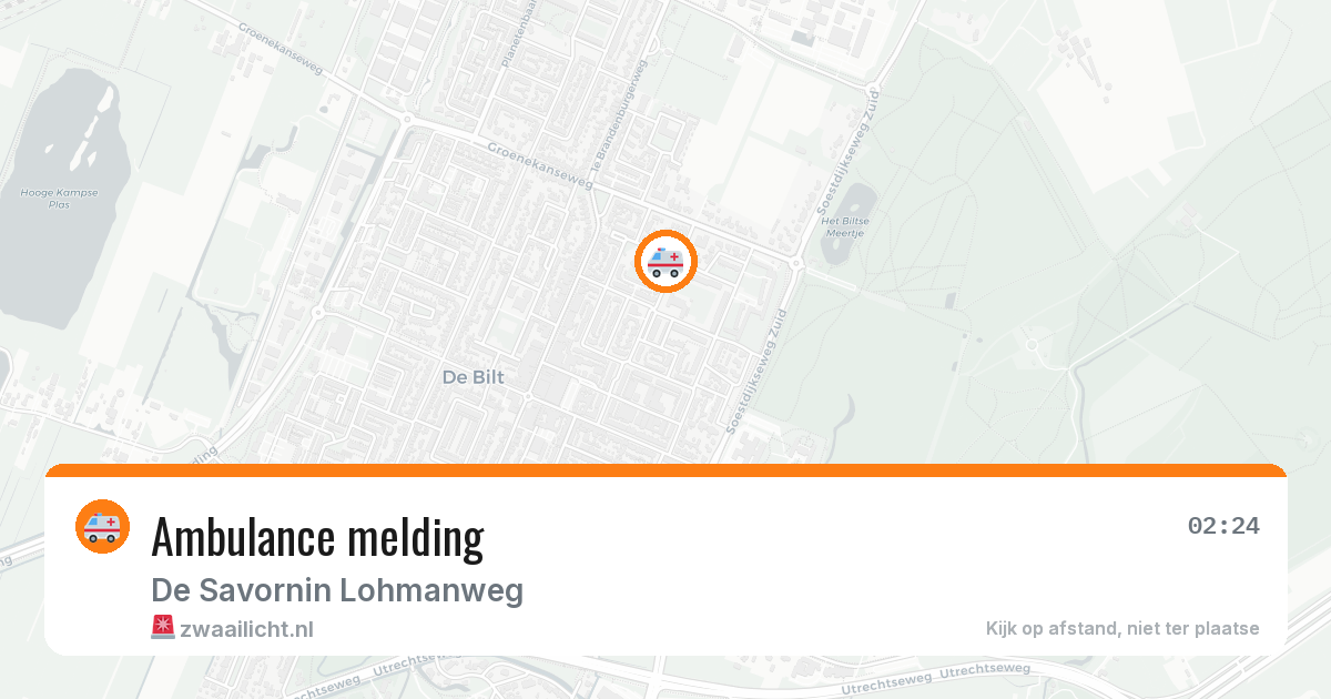 Ambulance melding — 9 jun 2026