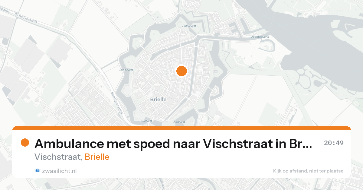 Ambulance met spoed naar Vischstraat in Brielle — 31 jan 2026