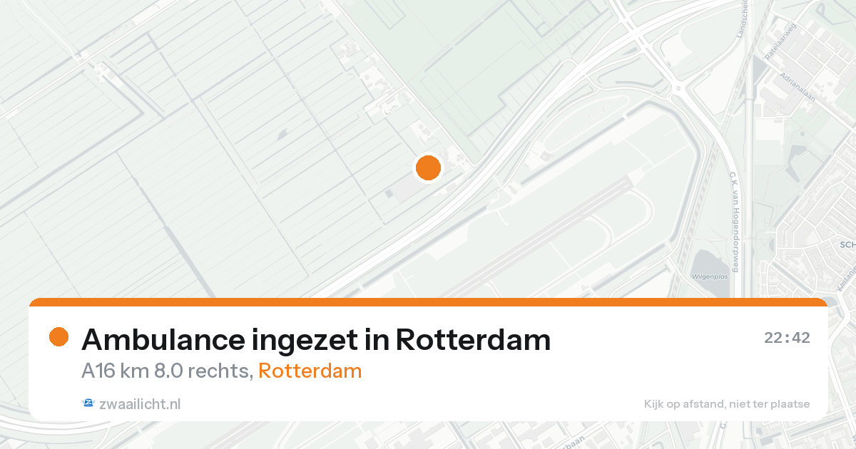 Ambulance ingezet in Rotterdam — 24 aug 2026