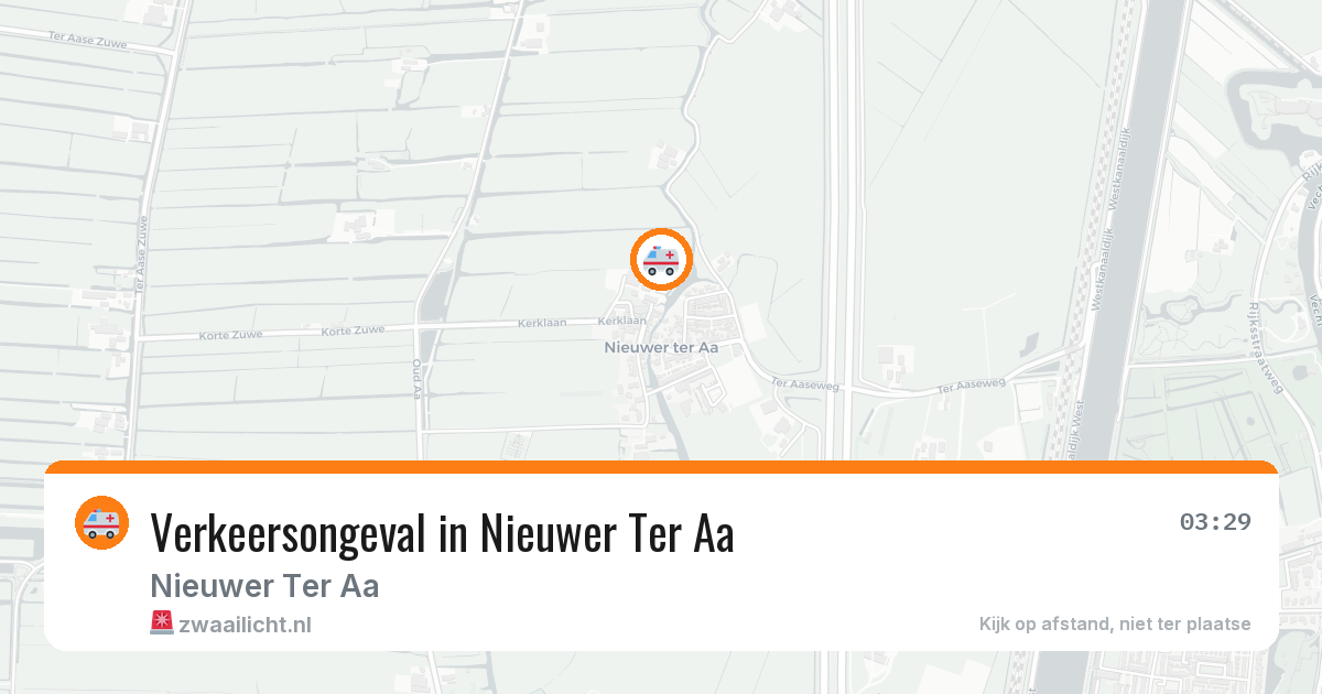 Verkeersongeval in Nieuwer Ter Aa — 27 jun 2026