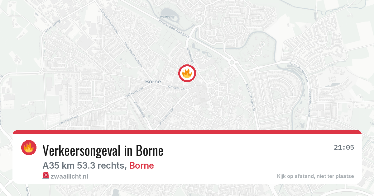 Verkeersongeval in Borne — 16 mrt 2026