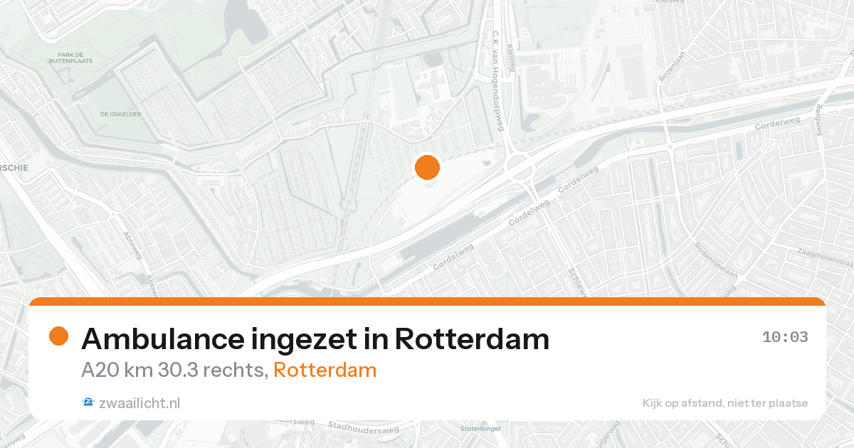 Ambulance ingezet in Rotterdam — 25 aug 2026