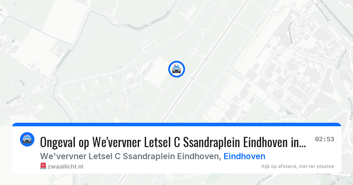 Ongeval op We'vervner Letsel C Ssandraplein Eindhoven in Eindhoven — 27 jun 2026